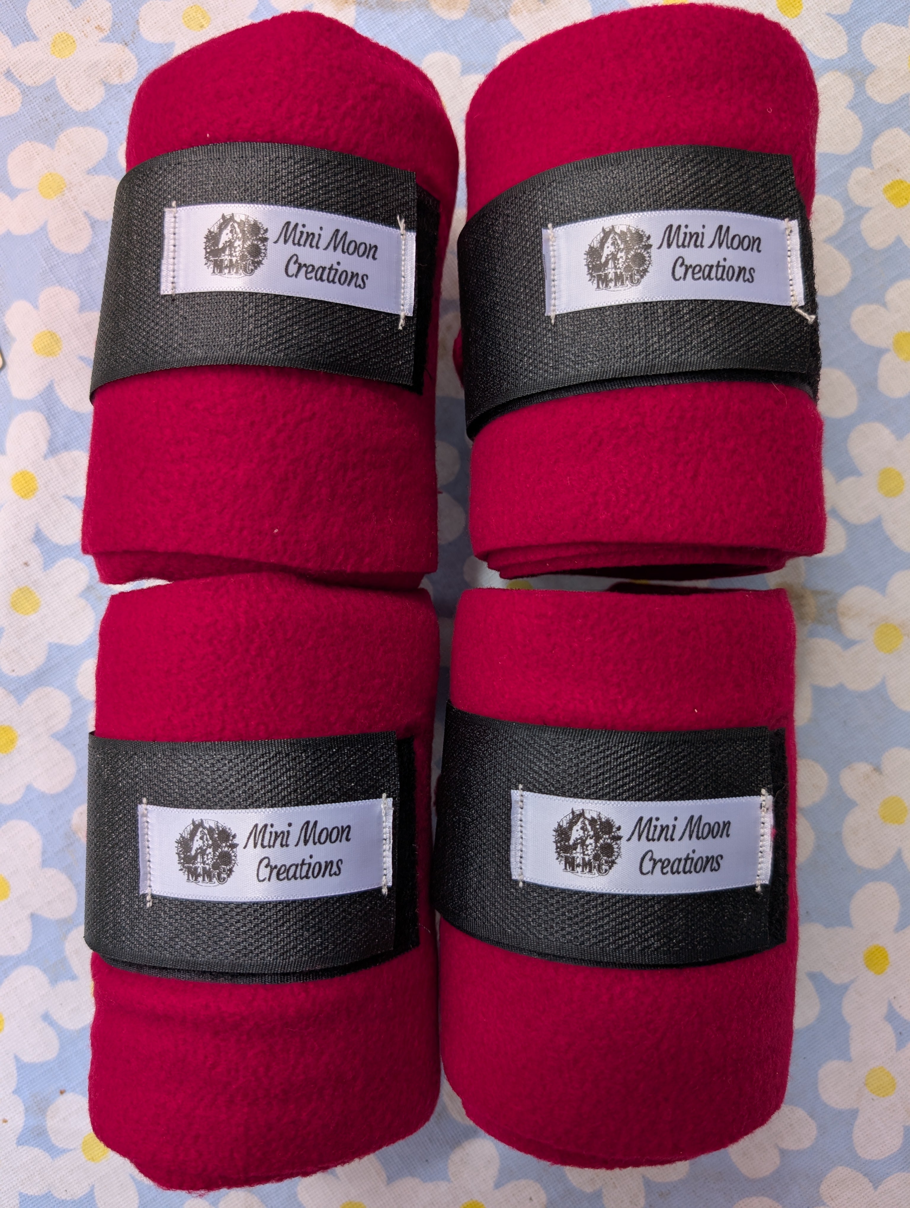 Modèle 047 - Rouge vin - Ensemble de 4