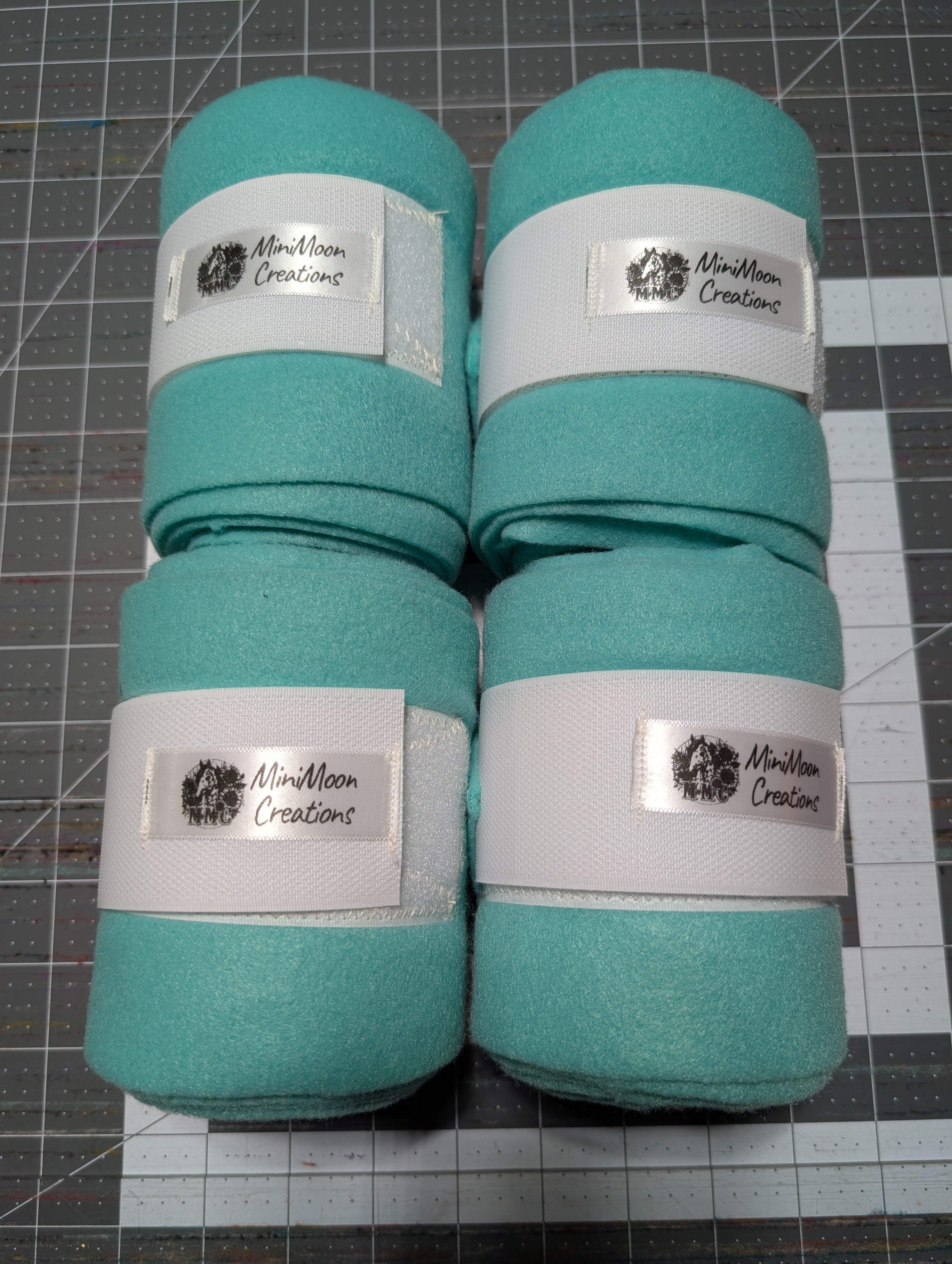 Modèle 054 - Turquoise - Ensemble de 4